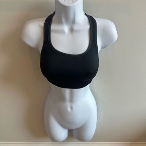 Reebok Black Racerback Sports Bra Small